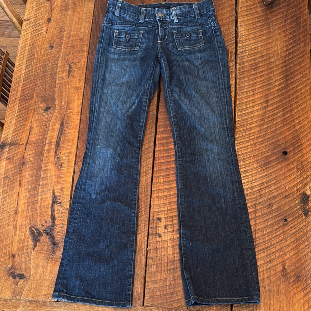 Citizens of humanity size 26 low waist boot cut.